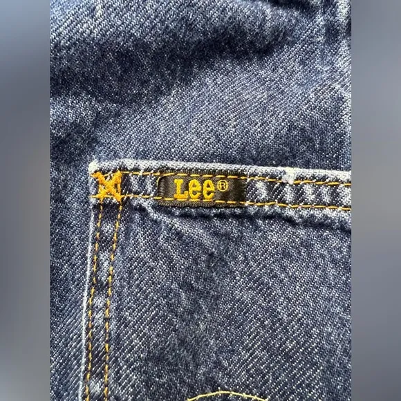 Lee High Rise Midi Denim Skirt