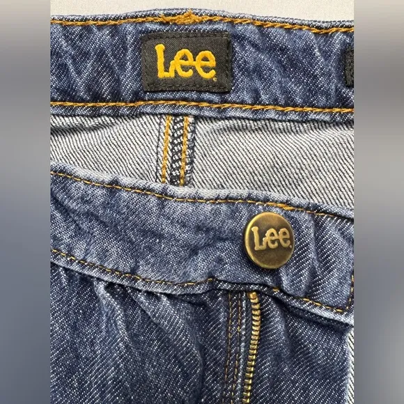 Lee High Rise Midi Denim Skirt