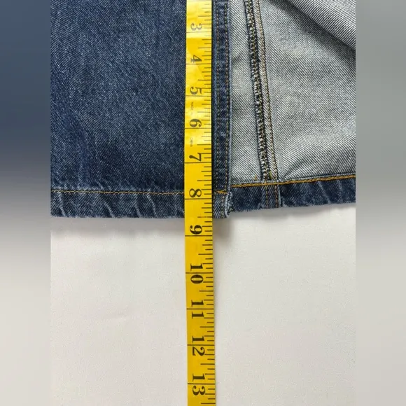 Lee High Rise Midi Denim Skirt