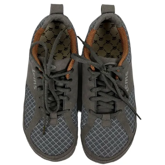LEMS Primal 2 Barefoot Sneakers Shoes Slate Gray EU 40 Fabric Suede Upper