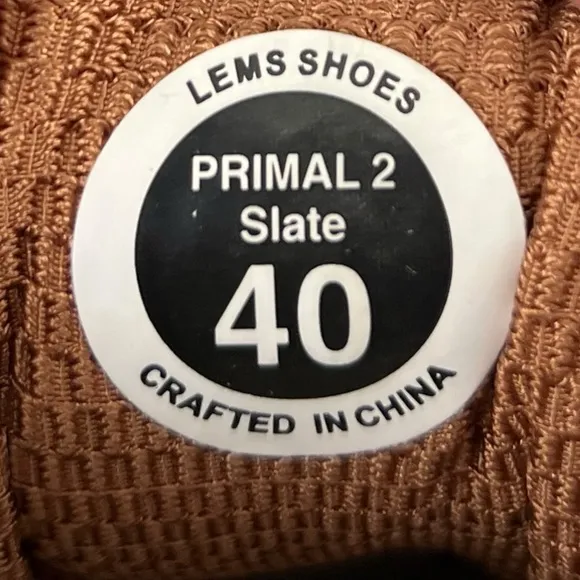 LEMS Primal 2 Barefoot Sneakers Shoes Slate Gray EU 40 Fabric Suede Upper