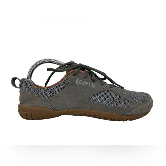 LEMS Primal 2 Barefoot Sneakers Shoes Slate Gray EU 40 Fabric Suede Upper