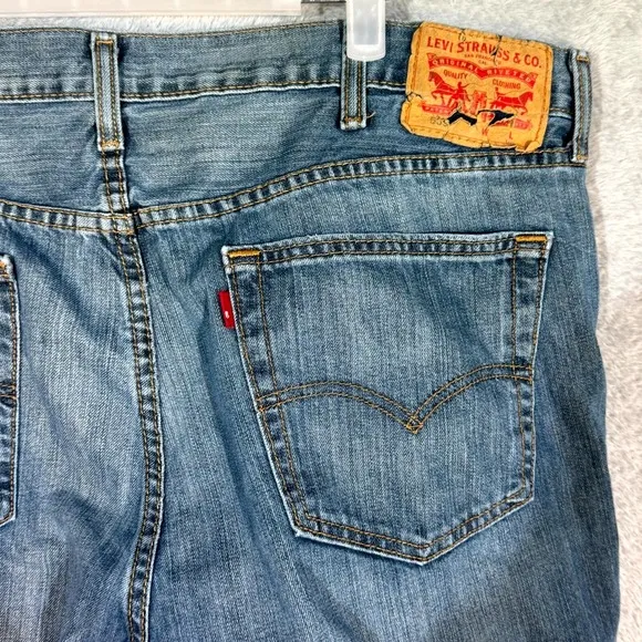 Levi's 559 Jeans Men's 40 X 36 Blue Denim Mid-Rise Relaxed Straight Fit M1653