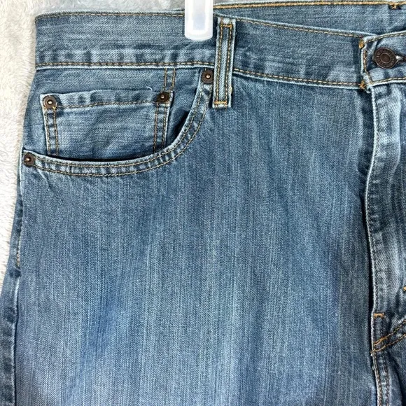 Levi's 559 Jeans Men's 40 X 36 Blue Denim Mid-Rise Relaxed Straight Fit M1653
