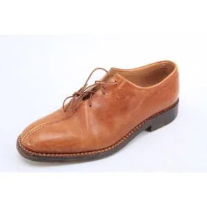 Lidfort for Barney's Mens Leather Lace Up Shoes Brown Tan Mens Sz 9