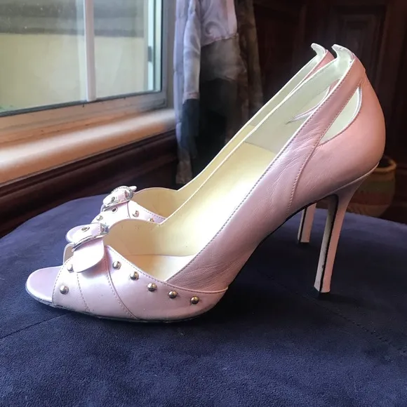 Light Pink Versace Heels