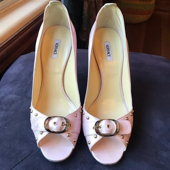 Light Pink Versace Heels