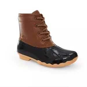 LITTLE Girls &amp; Boys Maplewood Casual Duck Tan Boot Size 12