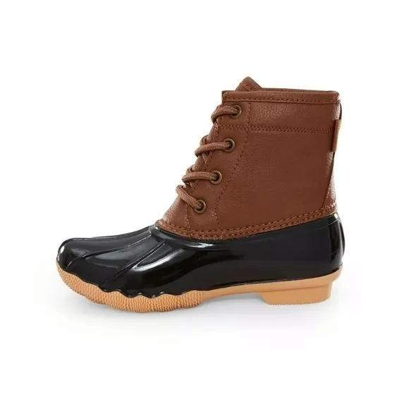LITTLE Girls &amp; Boys Maplewood Casual Duck Tan Boot Size 12