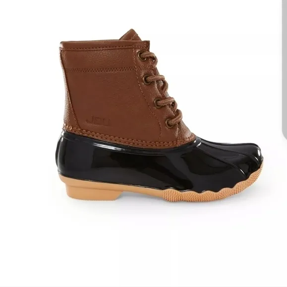 LITTLE Girls &amp; Boys Maplewood Casual Duck Tan Boot Size 12