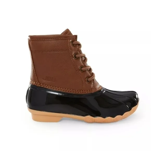 LITTLE Girls &amp; Boys Maplewood Casual Duck Tan Boot Size 12