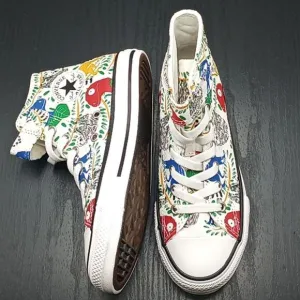 Little Kid Chuck Taylor All Star Multicolored Animals Sneakers Shoes Size 3