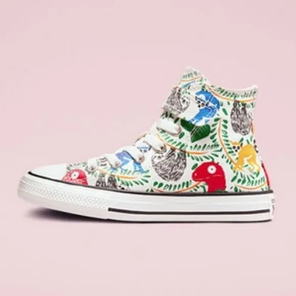 Little Kid Chuck Taylor All Star Multicolored Animals Sneakers Shoes Size 3