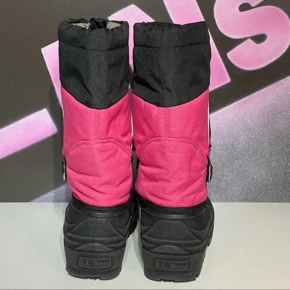 LL Bean Kids Tall Lined Snow Boots