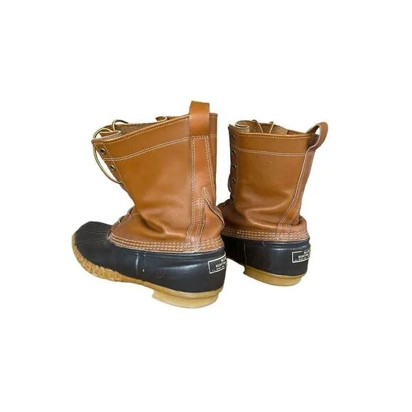 L.L. Bean Mens Brown Made In Maine The Original L.L. Bean Hunting Boots Size 9M
