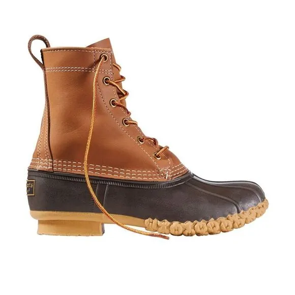 L.L. Bean Original Bean Boot 8&quot; Tall Tan/Brown Women's Size 10 EUC