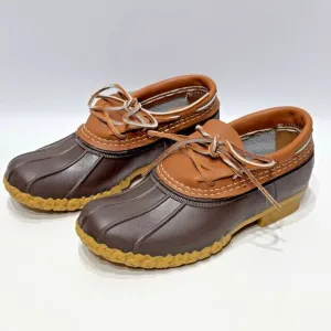 L.L.Bean USA Women's Bean Boots Rubber Moccasin Rain Snow Shoes Size 6 Worn Once