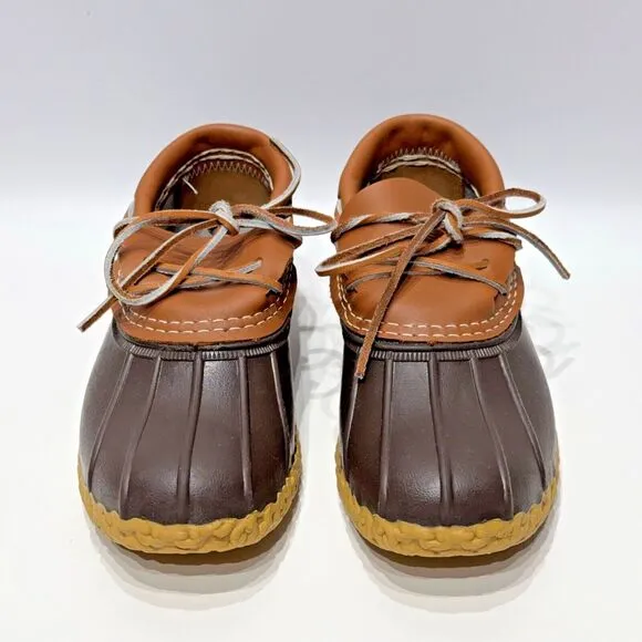 L.L.Bean USA Women's Bean Boots Rubber Moccasin Rain Snow Shoes Size 6 Worn Once