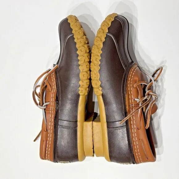 L.L.Bean USA Women's Bean Boots Rubber Moccasin Rain Snow Shoes Size 6 Worn Once