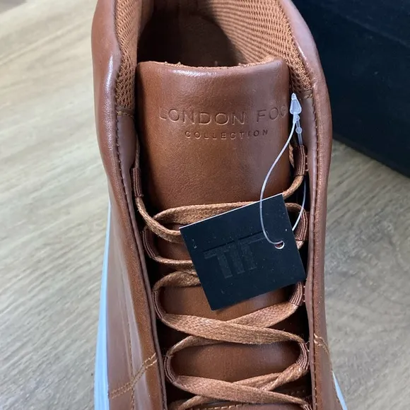 London Fog Dorance Cognac Brown Men's Sneakers size 8.5