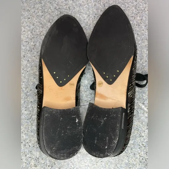 Louise Et Cie Sequin Lo-Adwin Women Oxford Shoes Size 10M/40 Leather