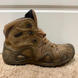 LOWA Zephyr GTX Mid Hiking Boots Gore-Tex Waterproof Brown Orange US 11.5