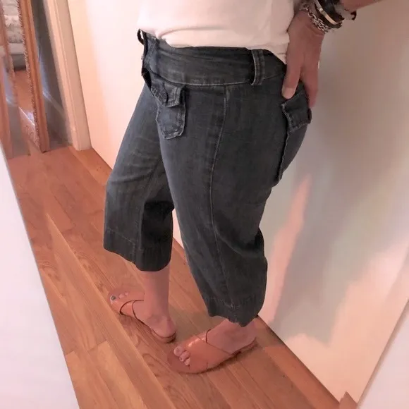 Lucky Brand Denim Culotte Capri