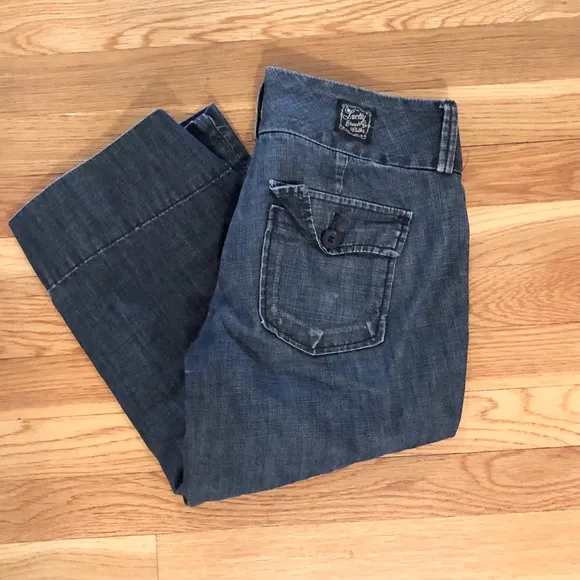 Lucky Brand Denim Culotte Capri