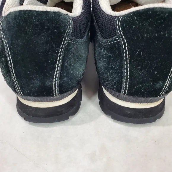 LUGZ Men's Black Low Top Leather Suede Hiking Shoe Boots Sneakers Size 9 Y2K