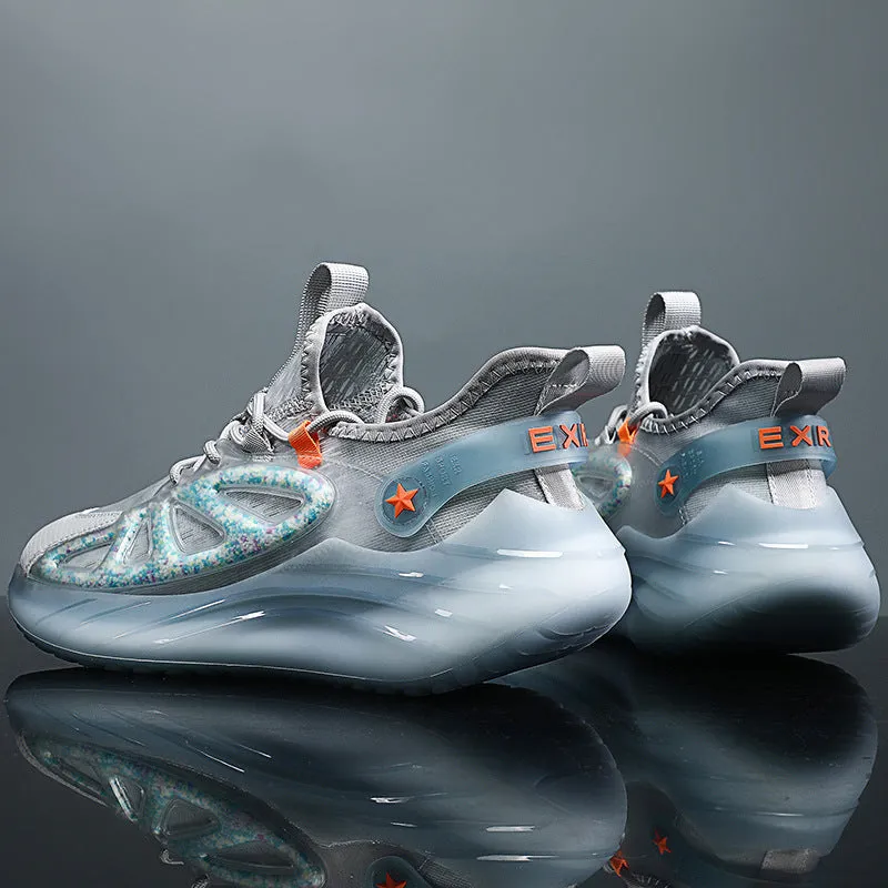 Luminous Particles Casual Shoes Ice Silk Jacquard Sneakers