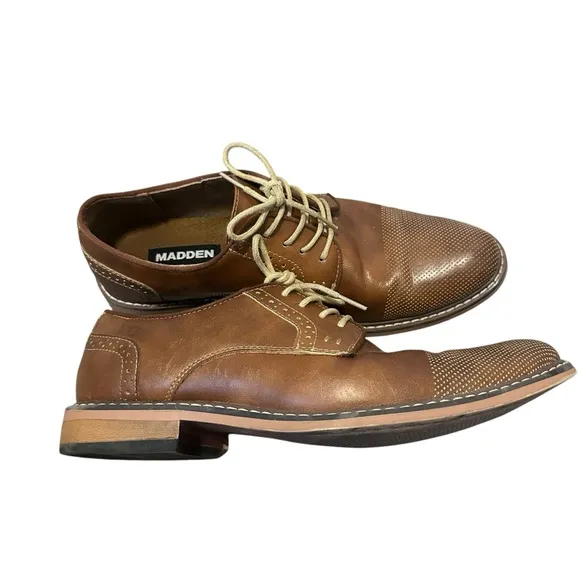 Madden Men’s Brown Oxford Dress Shoes Size 8.5