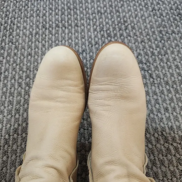 Maiyet Soft Leather Over-The-Knee Cream Boots EU 36.5