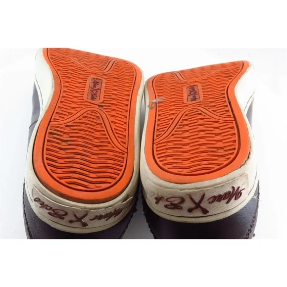 Marc Ecko Fashion Sneakers Brown‎ Leather Men Shoes Size 8 Medium