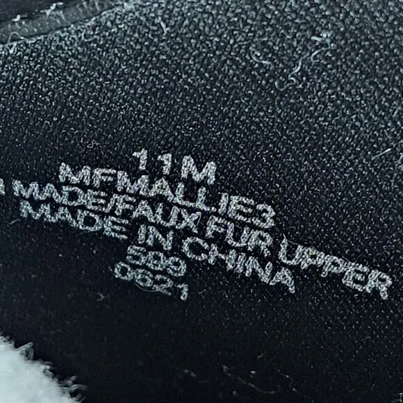 Marc Fisher Mallie 3 Sherpa Lace Up Hiking Boot Women's Sz 11 M Black (WornOnce)