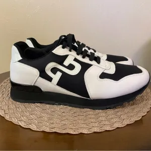 Men's Black and White Shoes