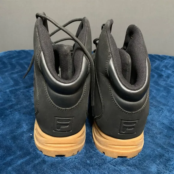 Men's Fila Boots Size 10.5 Black