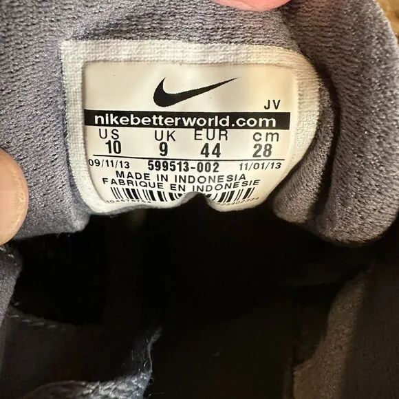 Mens Nike Dual Fusion Lite Gray Athletic Running Sneakers Shoes Size 10‎ D GUC