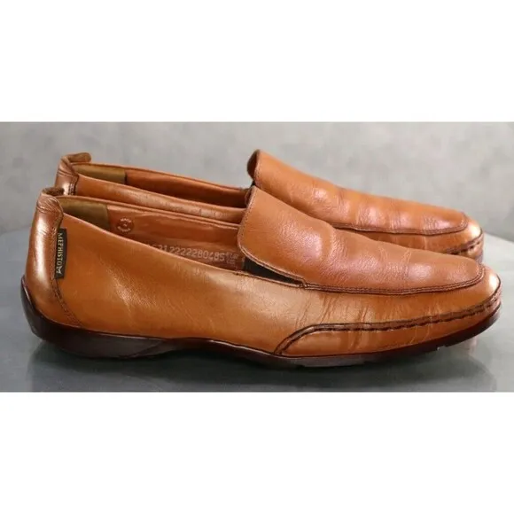 Mephisto Cool Air $280 Men's Casual Loafers Shoes Size 10 Leather Tan