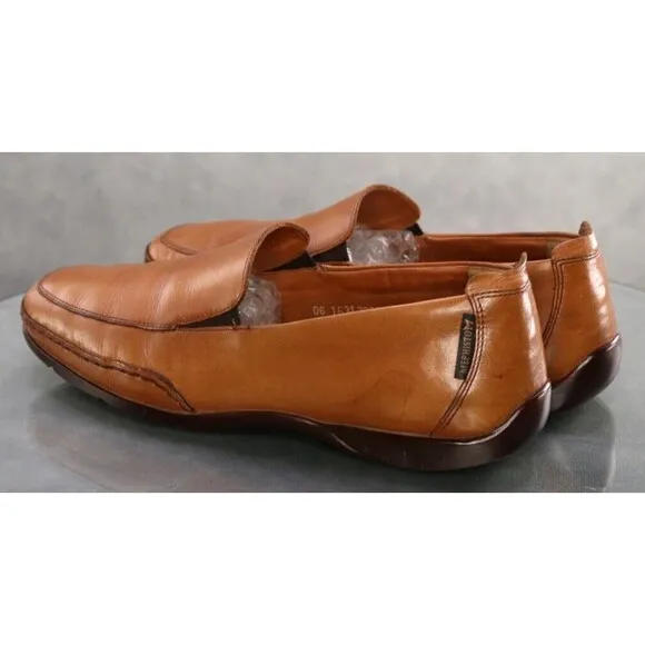Mephisto Cool Air $280 Men's Casual Loafers Shoes Size 10 Leather Tan