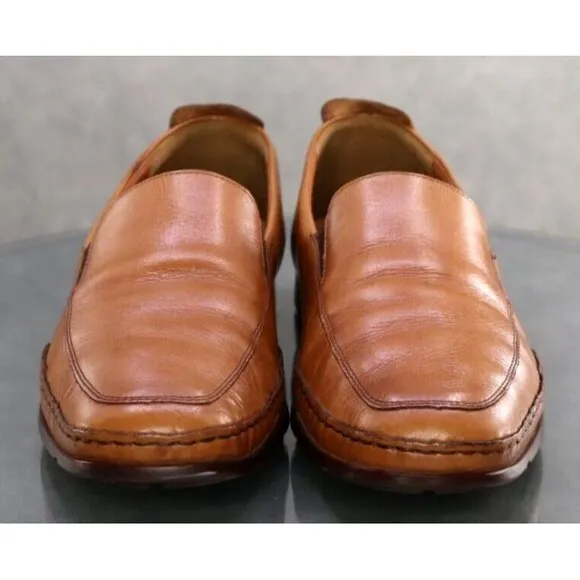 Mephisto Cool Air $280 Men's Casual Loafers Shoes Size 10 Leather Tan