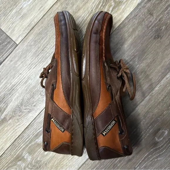 Mephisto Men’s leather dock leather shoes 8.5