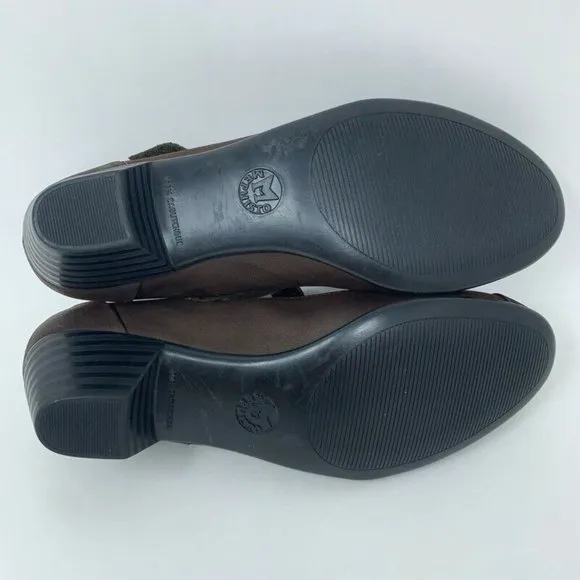 Mephisto Womens Mary Jane Shoes Brown Leather 10.5