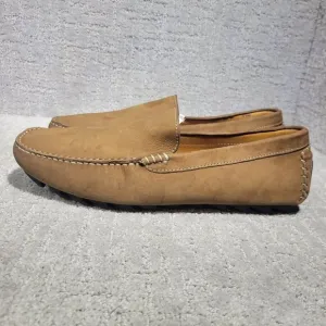 Mercanti Fiorentini Relax Men's Size 10M US Brown Leather Loafer Driving Shoes