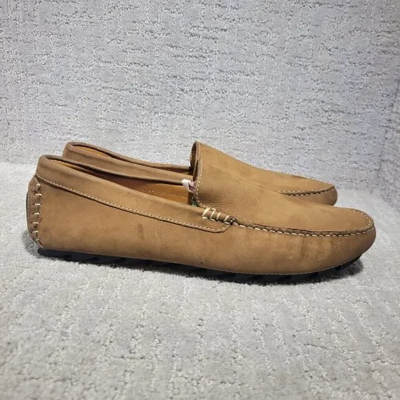 Mercanti Fiorentini Relax Men's Size 10M US Brown Leather Loafer Driving Shoes