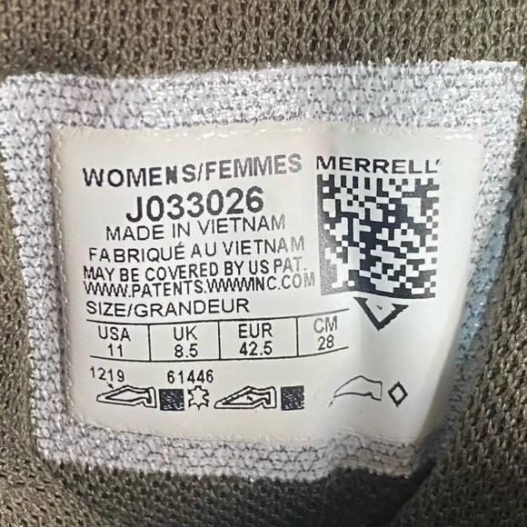 Merrell Alverstone Womens 11 Waterproof Hiking Boots