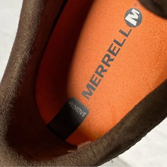 Merrell  canteen brown leather  shoes size 12 (SH10)