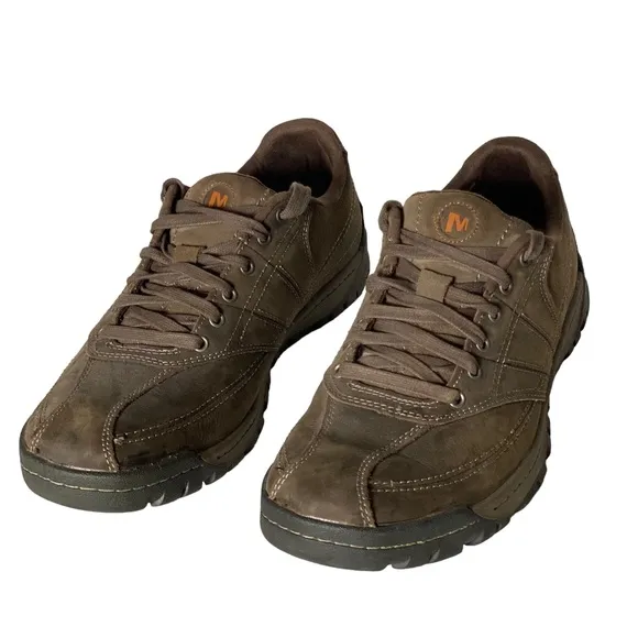 Merrell  canteen brown leather  shoes size 12 (SH10)