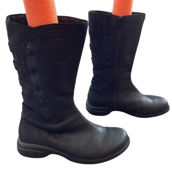 Merrell Captiva Launch 2 Waterproof Boot Womens US 7.5 EU 38 Black New Mid Calf