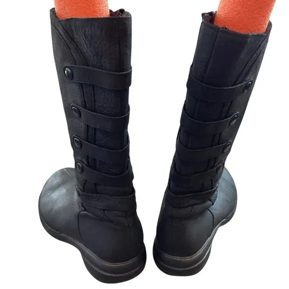 Merrell Captiva Launch 2 Waterproof Boot Womens US 7.5 EU 38 Black New Mid Calf