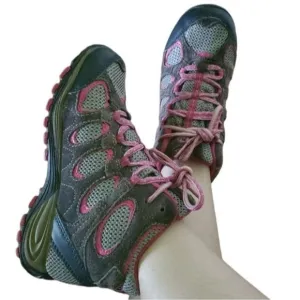 Merrell Hiking Shoes Boots Hilltop Ventilator Mid Pink Youth Size 3½ Women's 5.5